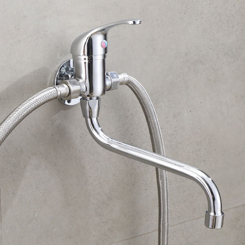 Kitchen Appliances B&Q - Wall Extra Long Spout Kitchen Sink