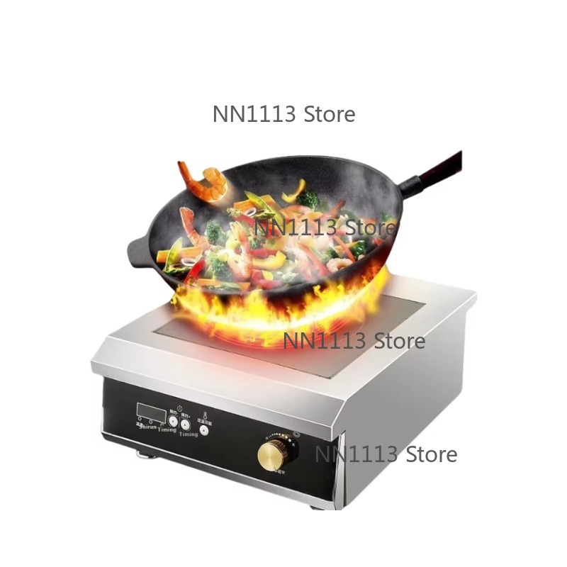 Wok Electric Flat - Commercial High-Power Induction Cooker Electric Touch