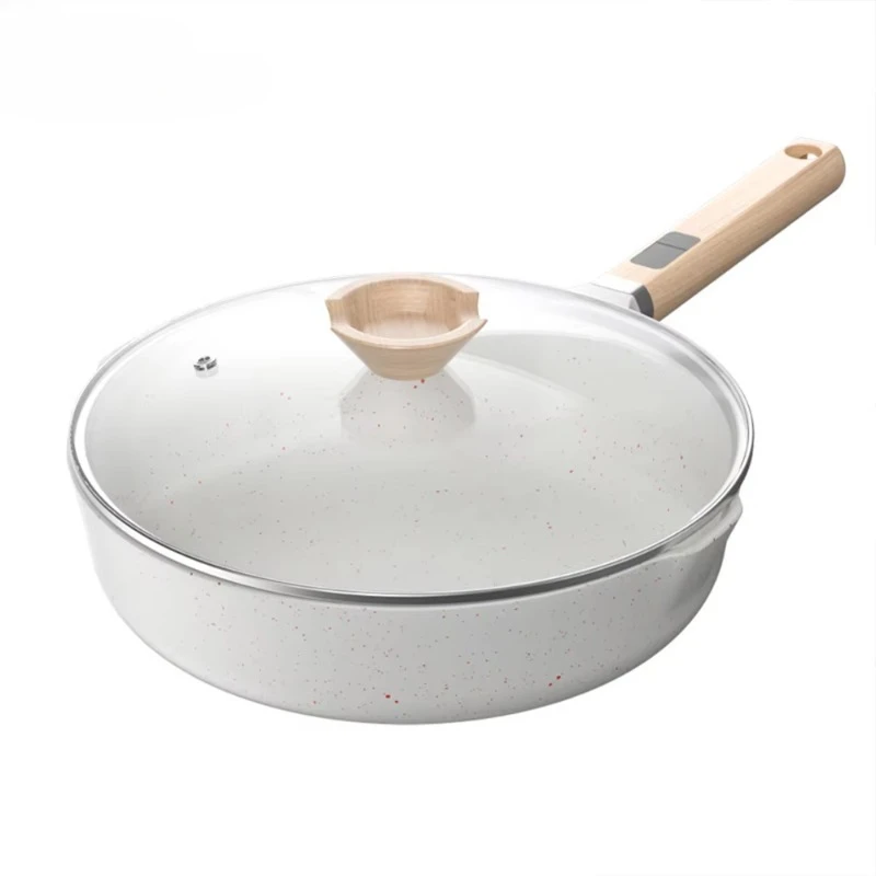 Wok Electric Flat - Flat-bottomed non-stick pan, household uncoated steak