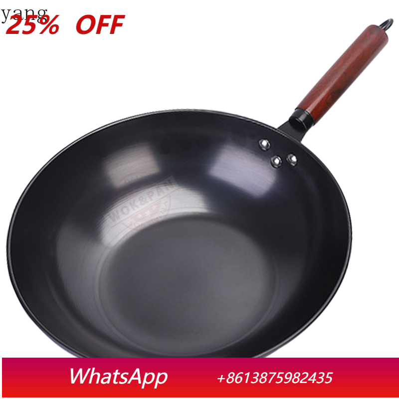 Carbon Steel Wok Pre-Seasoned  - Wok Electric Flat 评论和价格