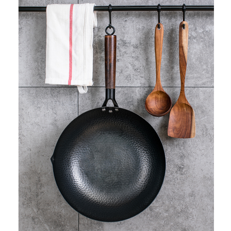 Carbon Steel Wok Pan 32cm Stir - Wok Electric Flat 评论和价格