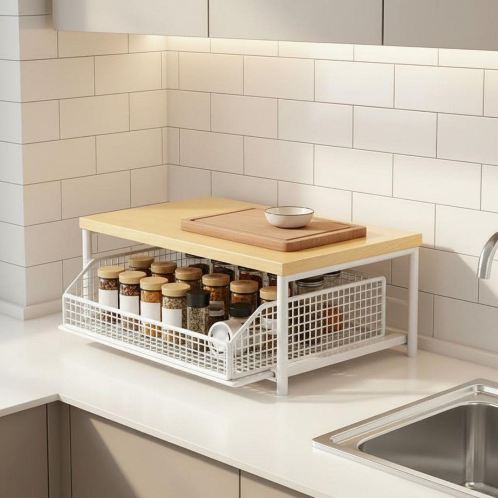 2-Tier Kitchen Counter Rack Sp - Kitchen Appliances Usa 评论和价格