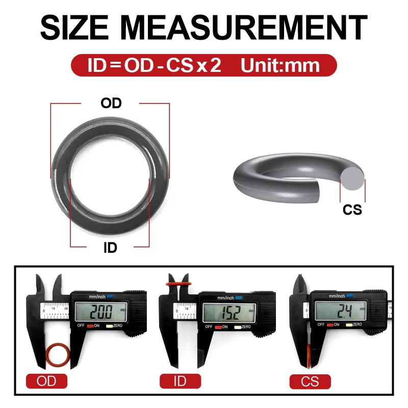CS 1.5mm Black NBR O Ring Kit  - Kitchen Appliances Repair 评论和价格