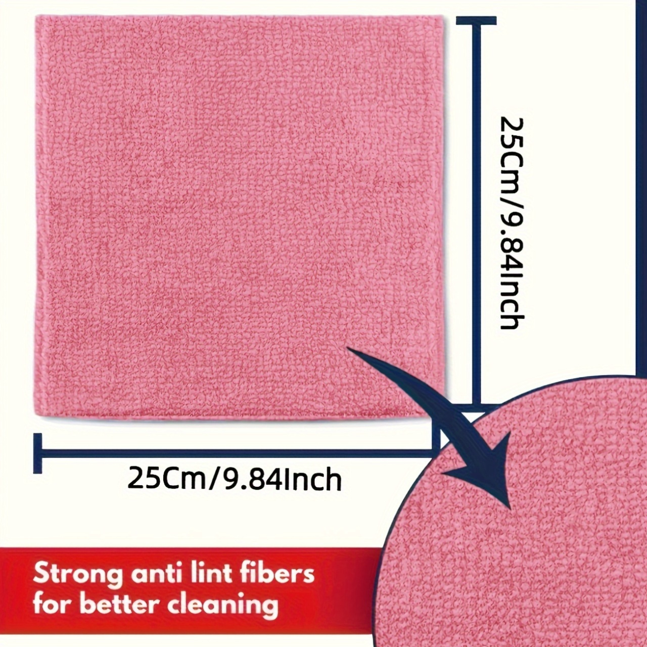 1-50Pcs Light Pink Microfiber  - Kitchen Appliances Usa 评论和价格