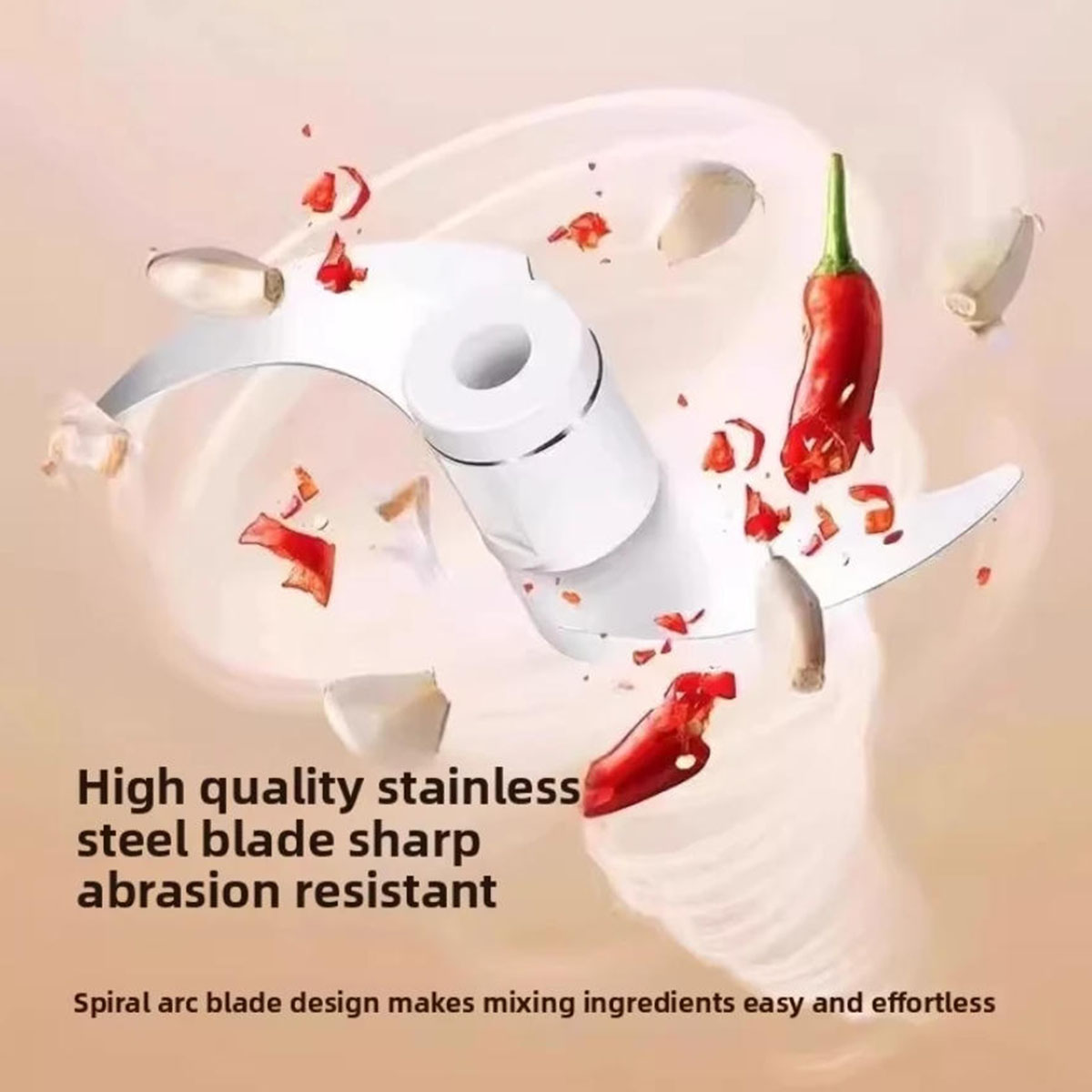 1PC Electric Garlic Chopper Mi - Kitchen Appliances B&Q 评论和价格