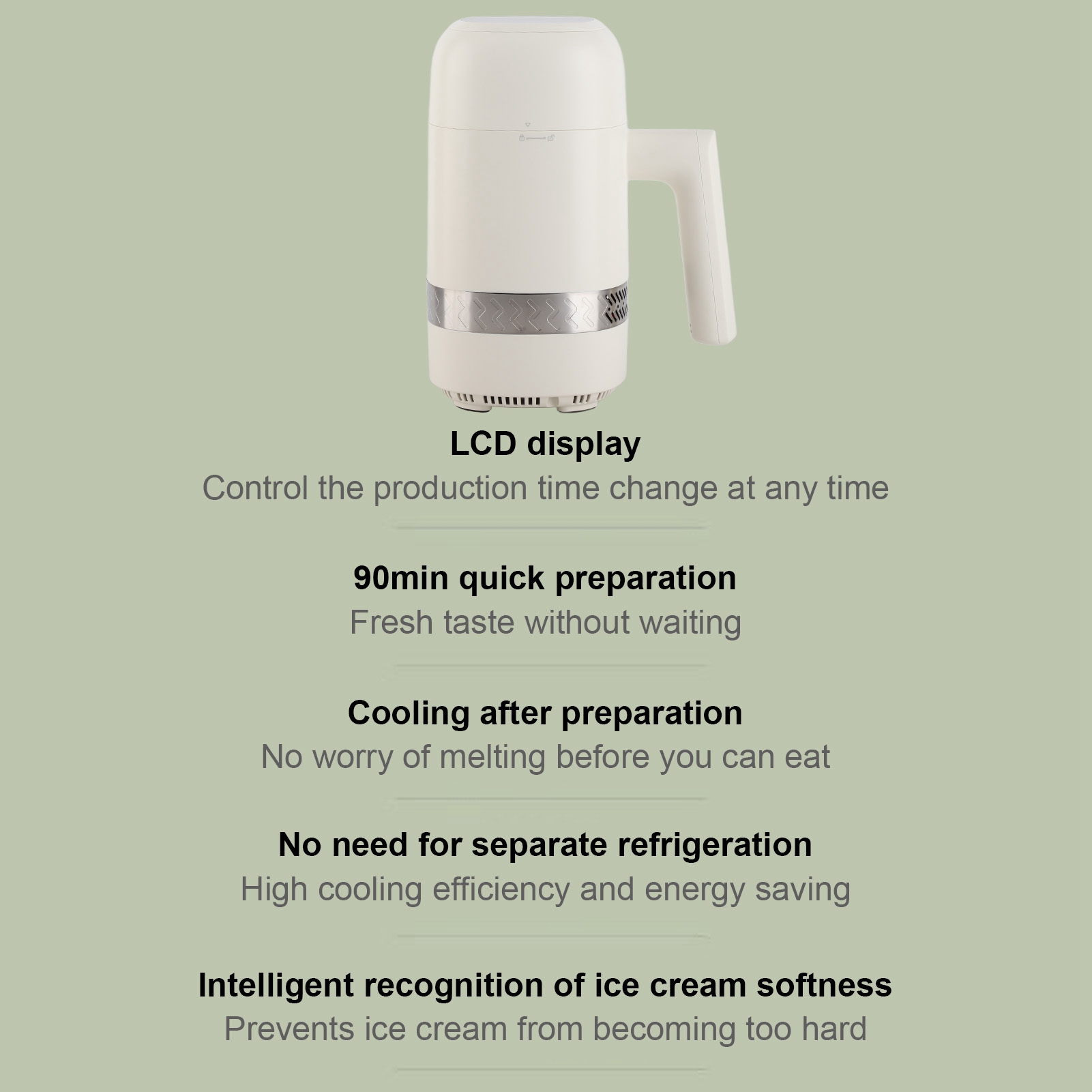 300ML Digital Ice Cream Maker  - Kitchen Appliances You Need 评论和价格