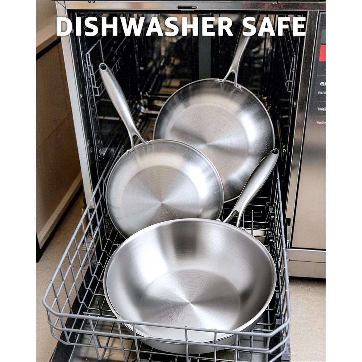 12 Inch Tri-Ply Stainless Stee - Wok Electric Flat 评论和价格