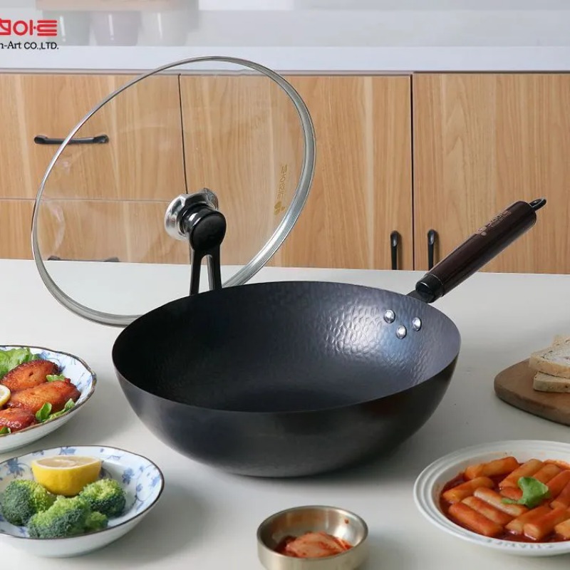 Carbon Steel Wok Pan 32cm Stir - Wok Electric Flat 评论和价格